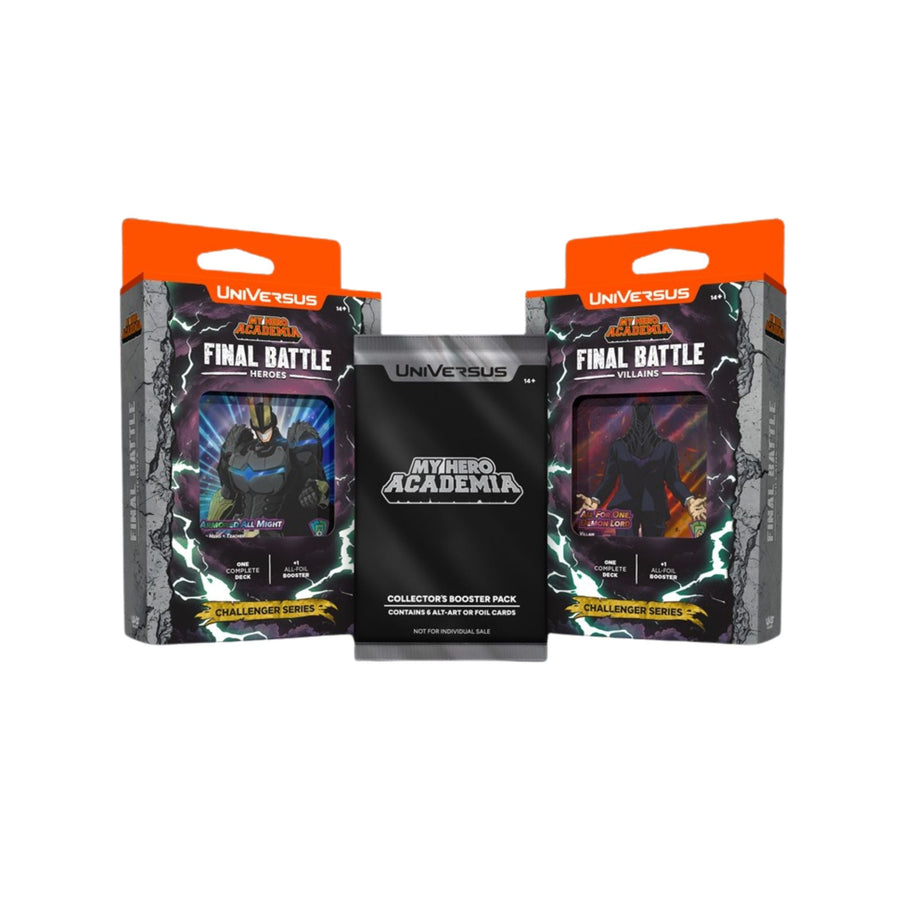 UniVersus My Hero Academia Final Battle Challenger Series Display (4 Decks) (Presell)