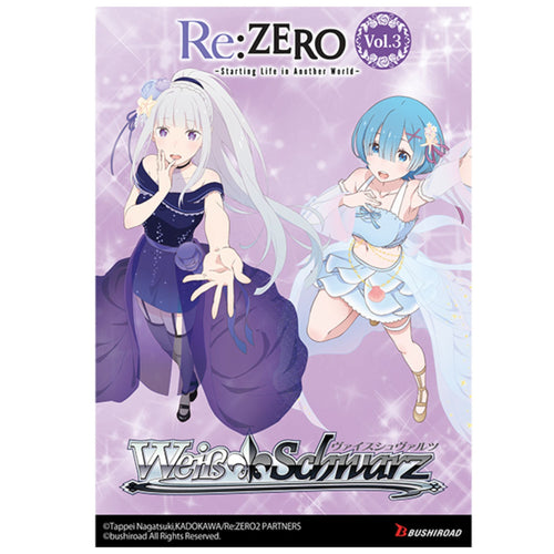 Weiss Schwarz Re:ZERO Starting Life in Another World Vol.3 Booster Box (Presell)