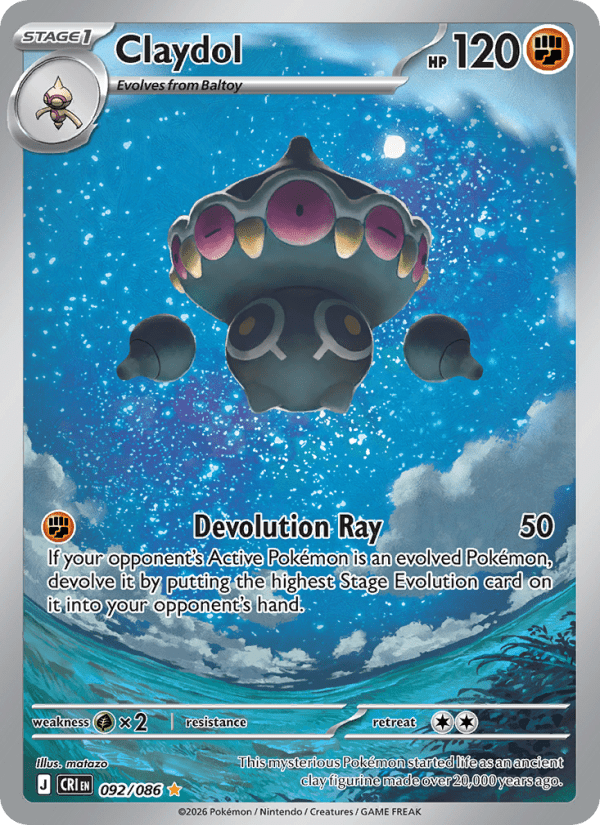 Claydol #092/086 - Chaos Rising