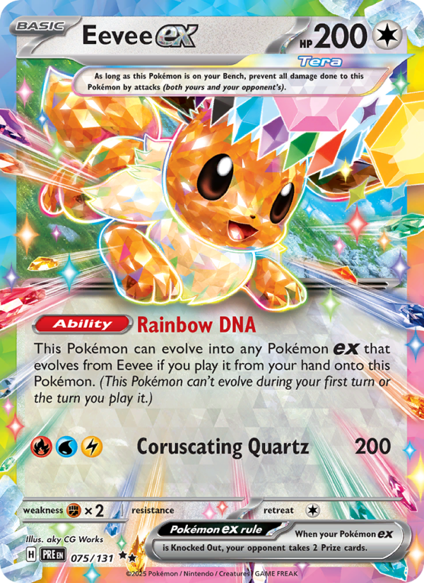 Eevee ex #075/131 - Prismatic Evolutions