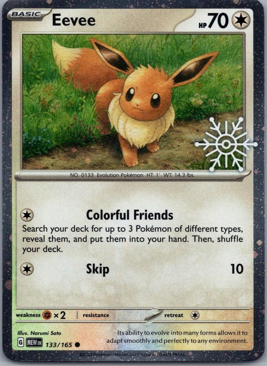Eevee (Holiday Calendar) #133/165 - Miscellaneous Cards & Products