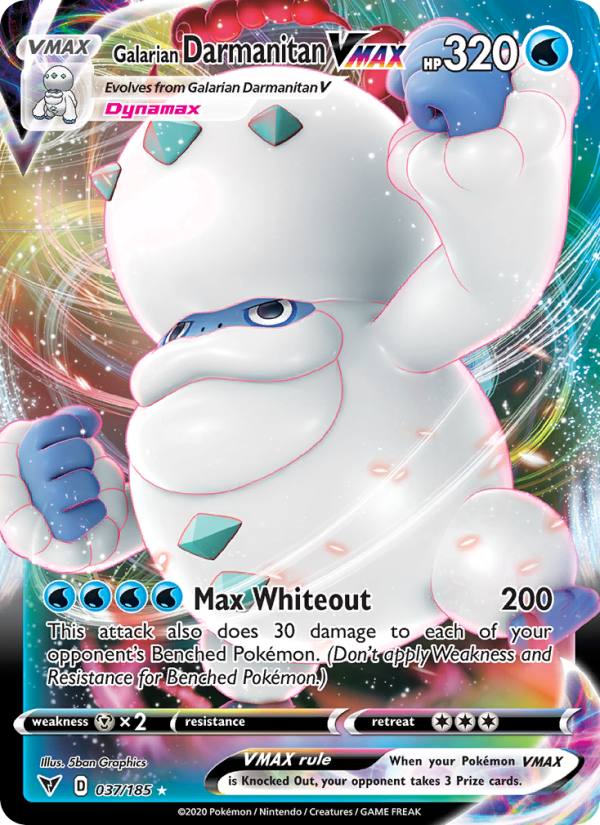 Galarian Darmanitan VMAX #037/185 - Vivid Voltage