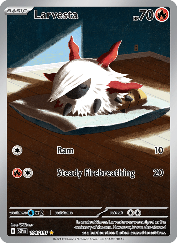 Larvesta #196/191 - Surging Sparks