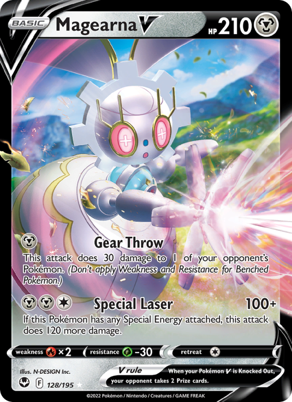 Magearna V #128/195 - Silver Tempest
