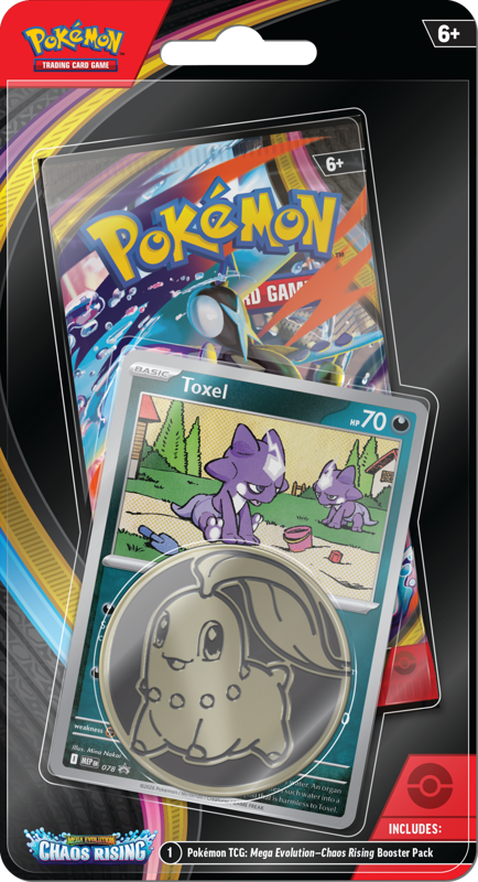 Mega Evolution — Chaos Rising Toxel 1-Pack Blister