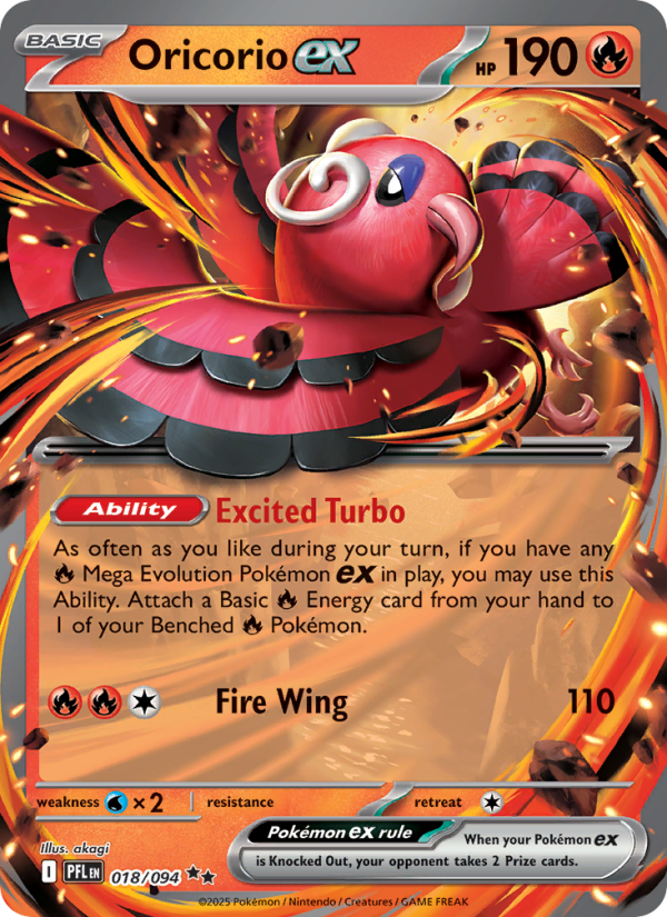 Oricorio ex #018/080 - Inferno X