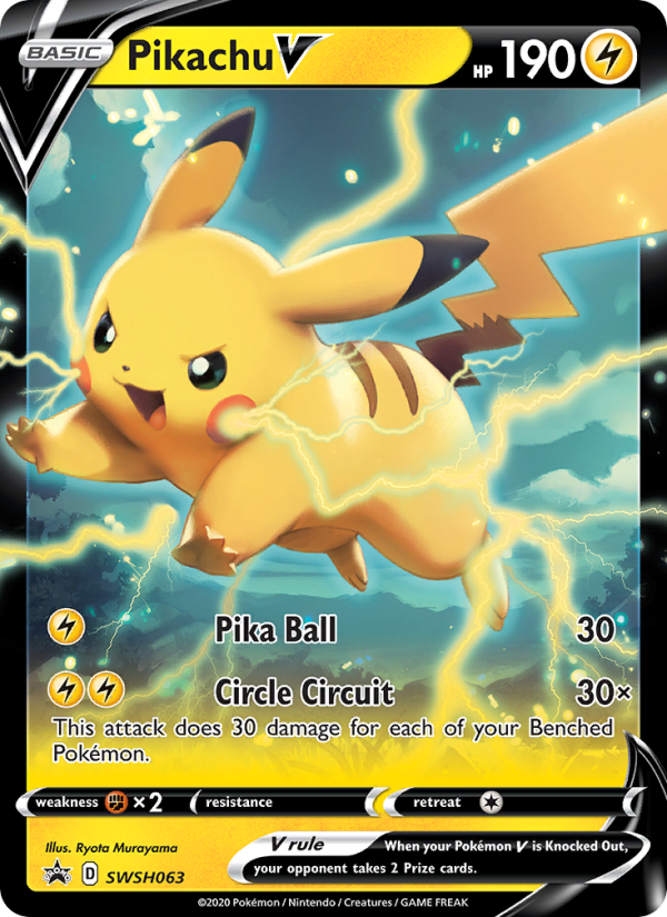 Pikachu V #SWSH063 - Sword & Shield Promo