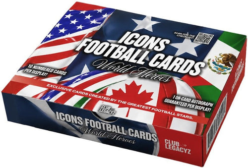 2026 Club Legacyz Icons 4th Edition Football Soccer Hobby Box PRE ORDER