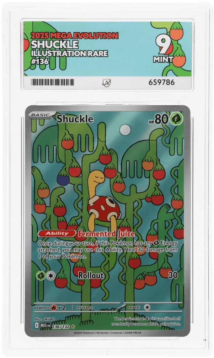Shuckle #136/132 - Mega Evolution - ACE 9.0 MINT