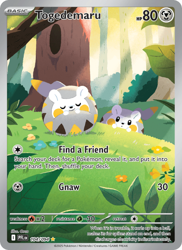 Togedemaru #104/094 - Phantasmal Flames