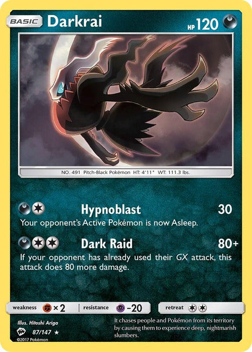 Darkrai #87/147 - Burning Shadows [Reverse Holofoil]