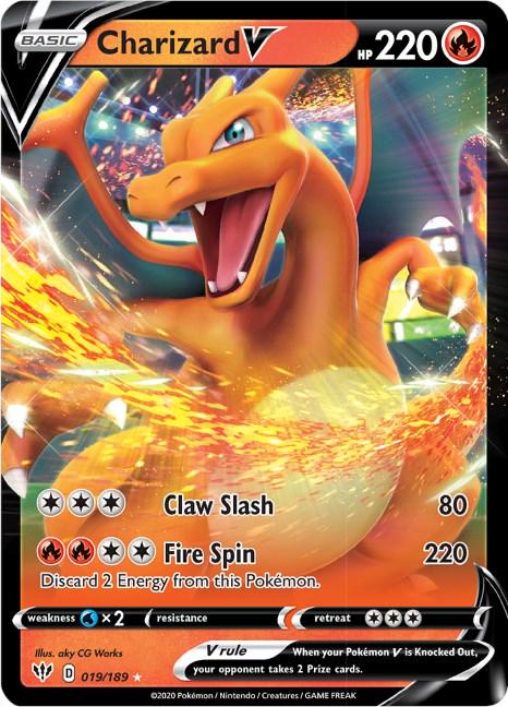 Charizard V #019/189 - Darkness Ablaze