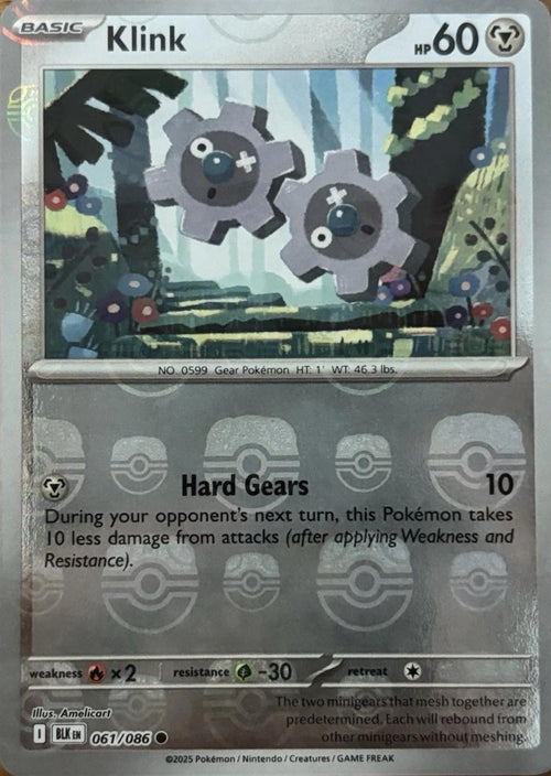 Klink [Master Ball] #061/086 - Black Bolt