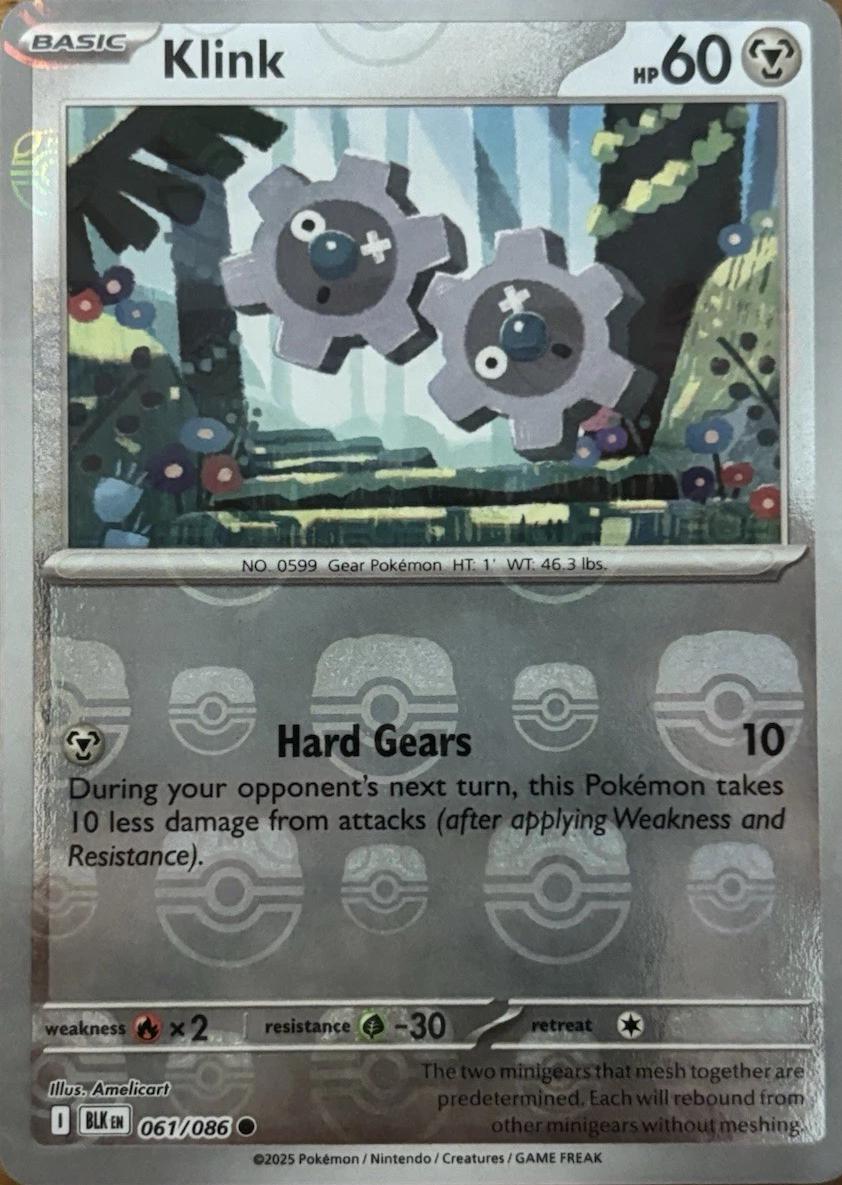 Klink [Master Ball] #061/086 - Black Bolt