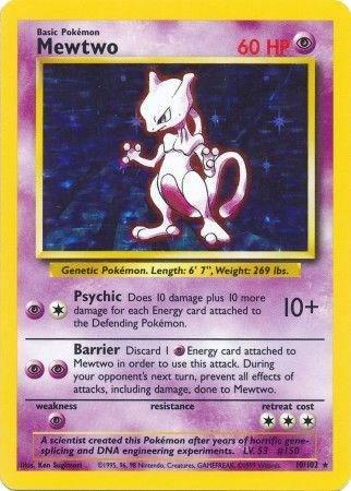 Mewtwo #10/102 - Base Set