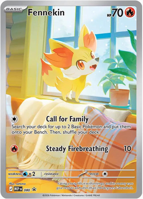 Fennekin #080 - Mega Evolution - Sealed Promo