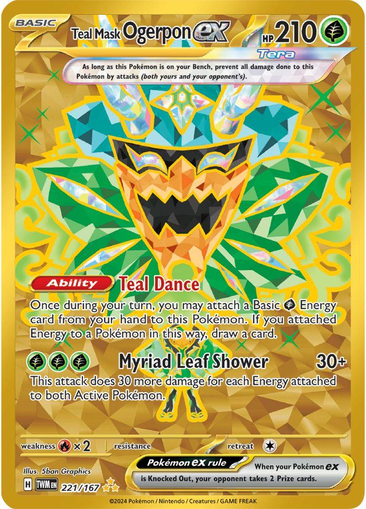 Teal Mask Ogerpon ex #221/167 - Twilight Masquerade