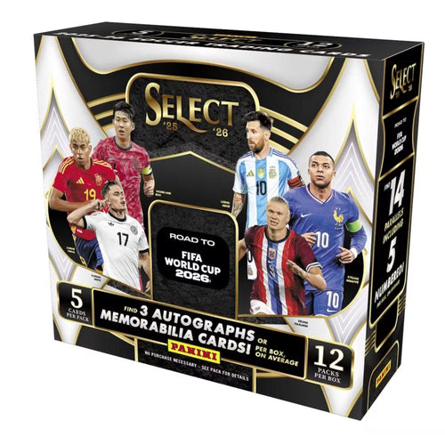2025/26 Panini Select World Cup Soccer Hobby Box (Presell)