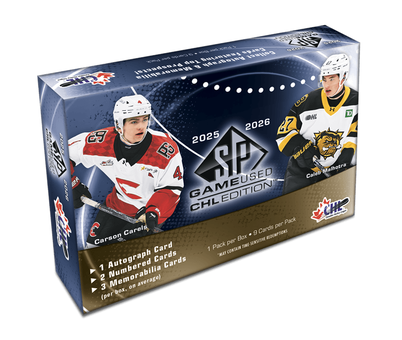 2025/26 Upper Deck SP Game Used CHL Hockey Hobby Box/Case PRE ORDER