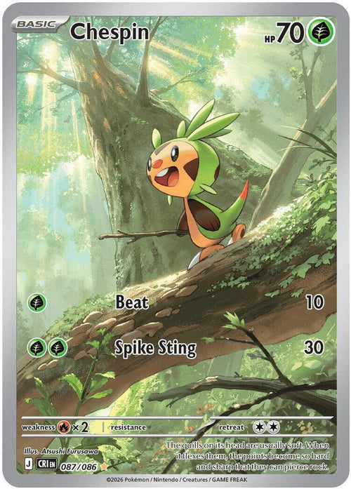 Chespin #087/086 - Chaos Rising
