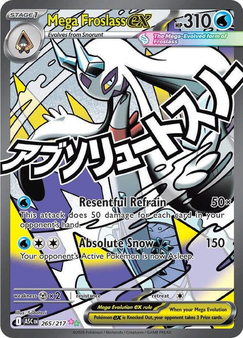 Mega Froslass ex #265/217 - Ascended Heroes