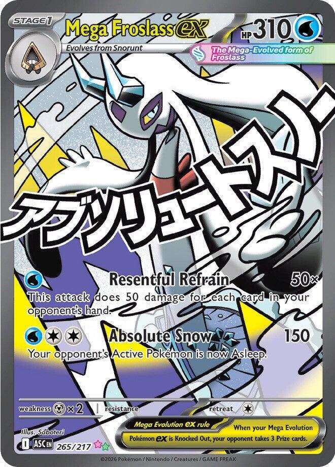 Mega Froslass ex #265/217 - Ascended Heroes