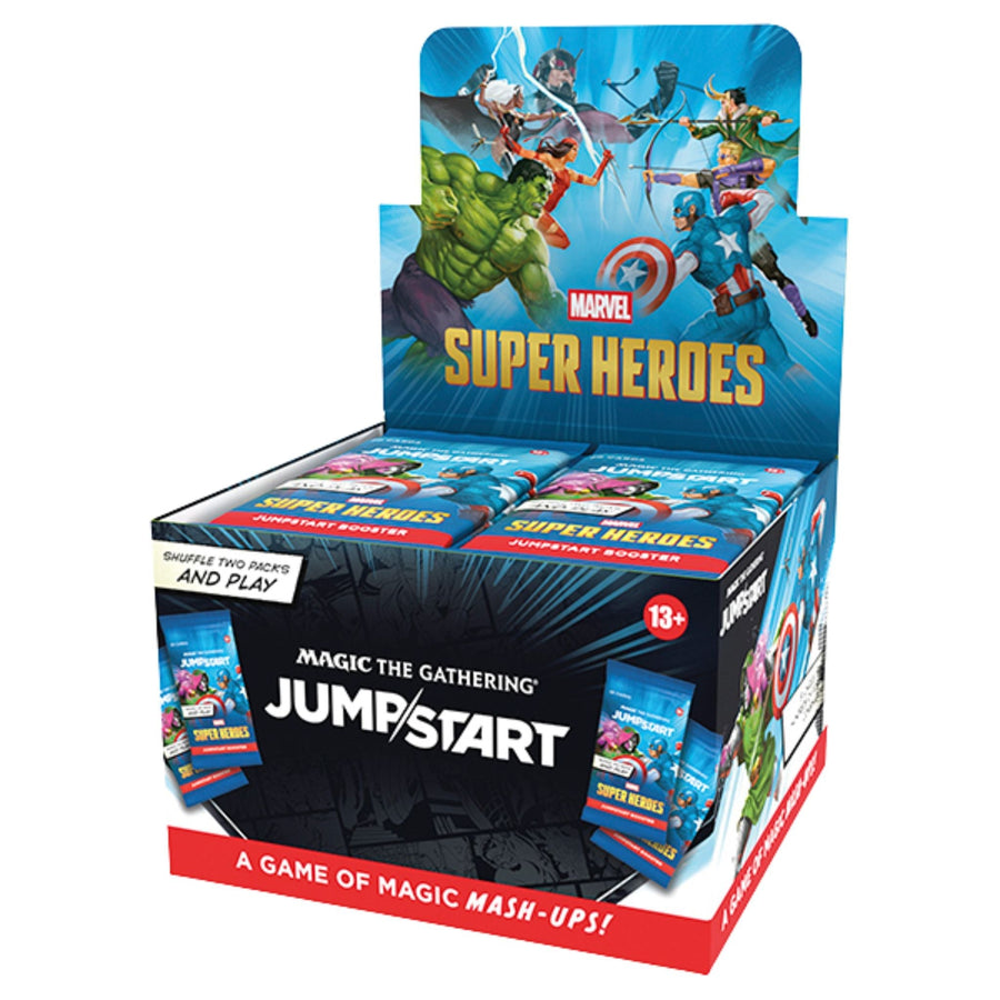 Magic The Gathering Universes Beyond Marvel Super Heroes Jumpstart Booster Box (Presell)