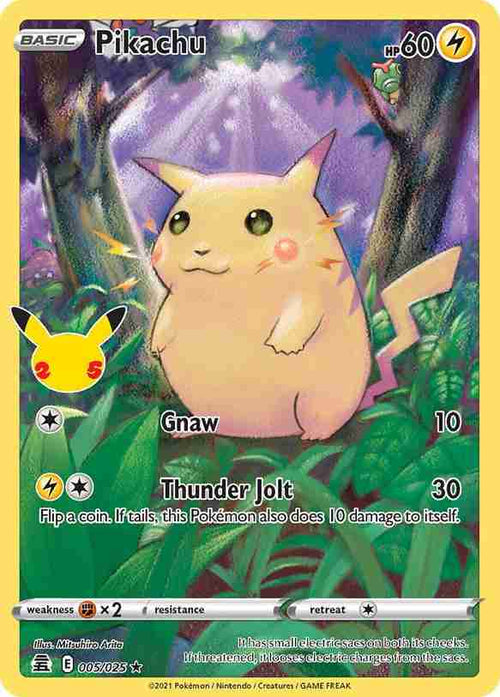 Pikachu #005/025 - Celebrations