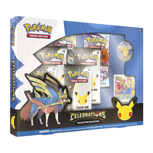 Pokemon Celebrations Zacian Deluxe Pin Collection