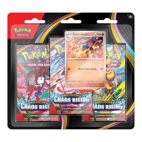 Pokemon Mega Evolution Chaos Rising 3-Booster Blister