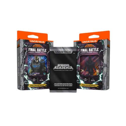 UniVersus My Hero Academia Final Battle Challenger Series Display (4 Decks) (Presell)
