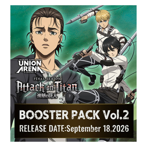 Union Arena Attack on Titan Vol.2 Booster Box (Presell)