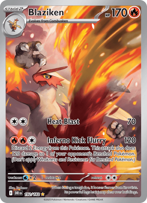 Blaziken #192/182 - Destined Rivals