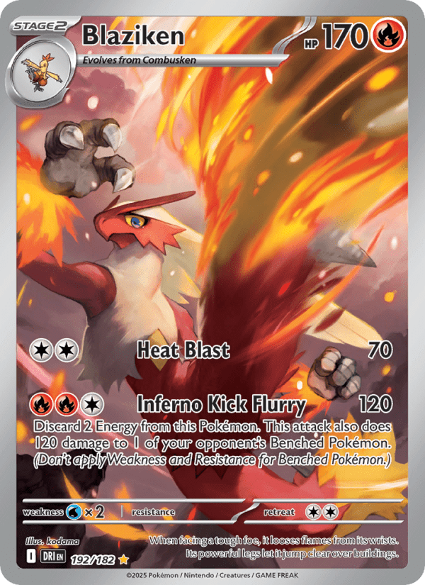 Blaziken #192/182 - Destined Rivals