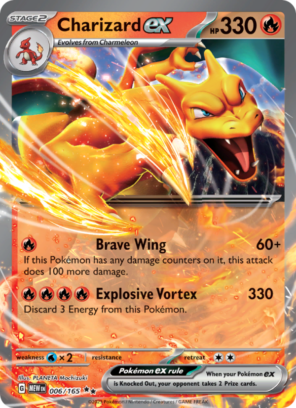 Charizard ex #006/165 - SV: 151
