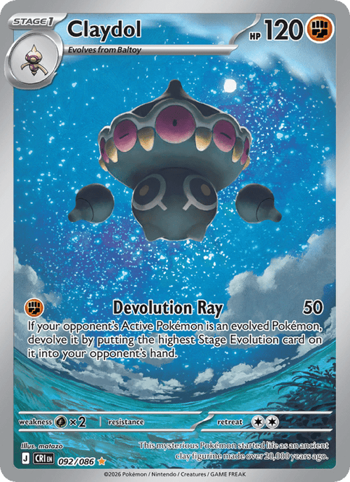 Claydol #092/086 - Chaos Rising