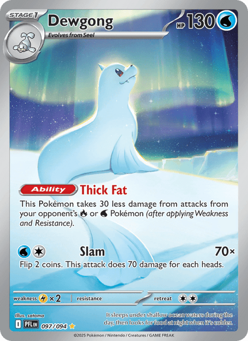 Dewgong #097/094 - Phantasmal Flames