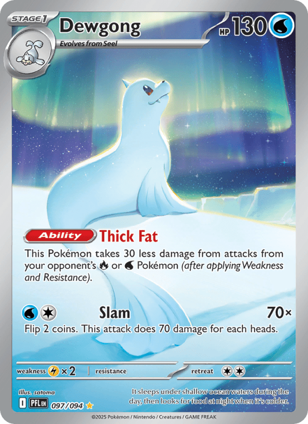 Dewgong #097/094 - Phantasmal Flames