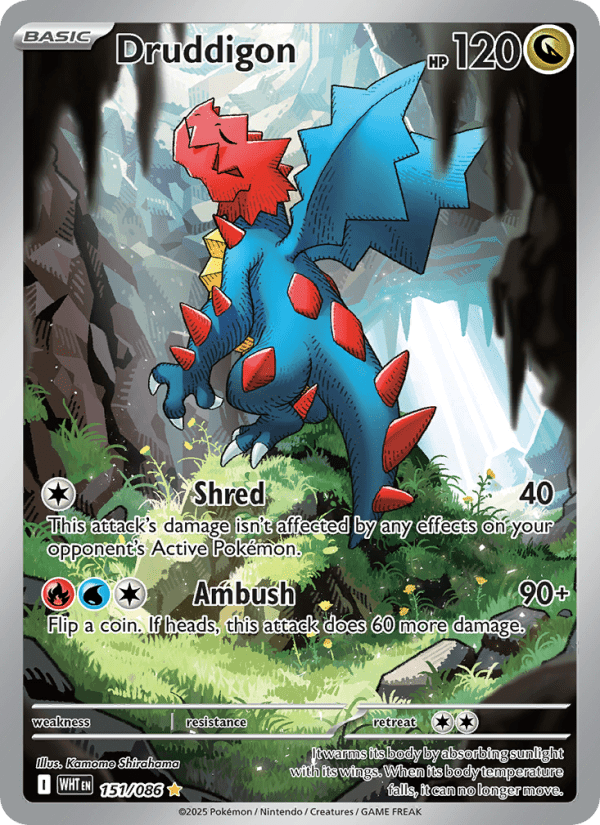 Druddigon #151/086 - White Flare
