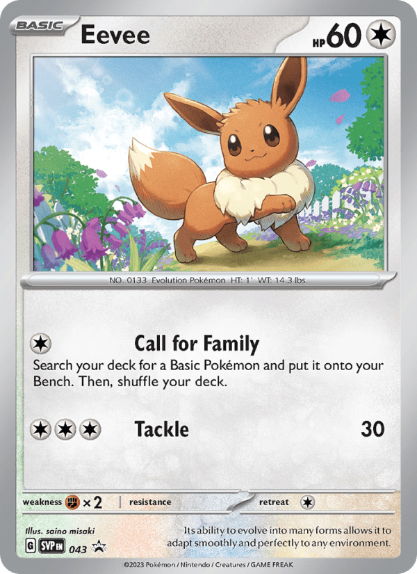 Eevee #043 - Scarlet & Violet Promo