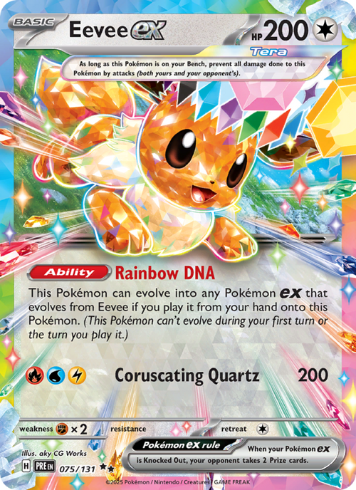 Eevee ex #075/131 - Prismatic Evolutions