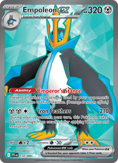 Empoleon ex #114/094 - Phantasmal Flames