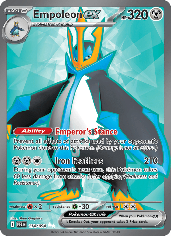 Empoleon ex #114/094 - Phantasmal Flames