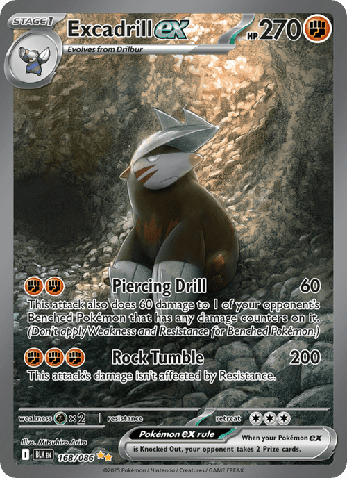 Excadrill ex #168/086 - Black Bolt