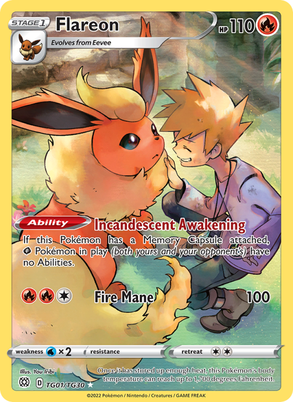 Flareon #TG01/TG30 - Brilliant Stars Trainer Gallery