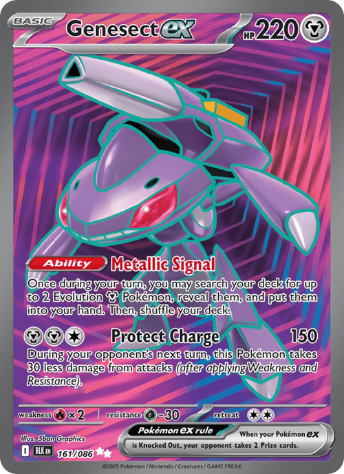 Genesect ex #161/086 - Black Bolt