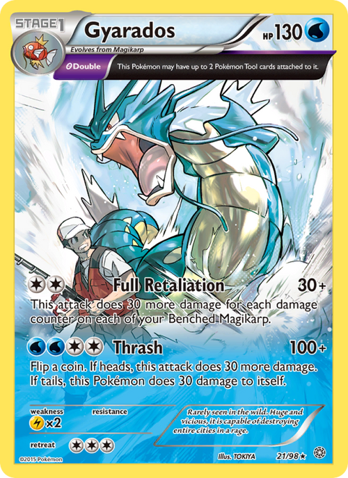 Gyarados (21) #21 - Ancient Origins [Reverse Holofoil]