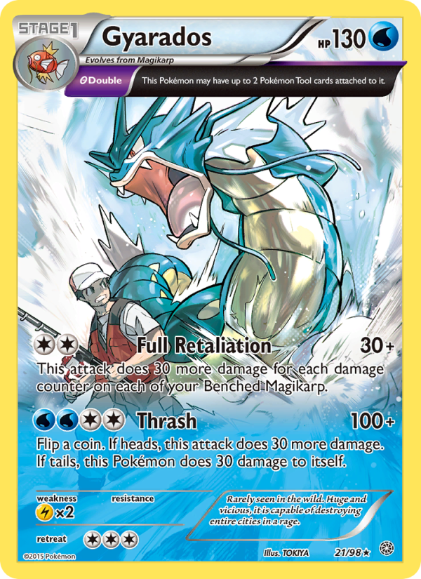 Gyarados (21) #21 - Ancient Origins [Reverse Holofoil]