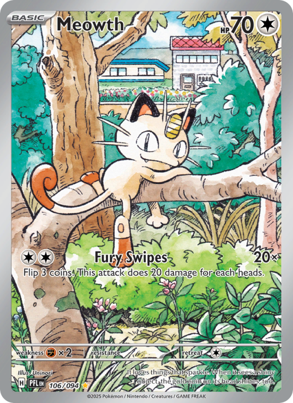 Meowth #106/094 - Phantasmal Flames