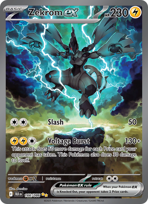 Zekrom ex #166/086 - Black Bolt